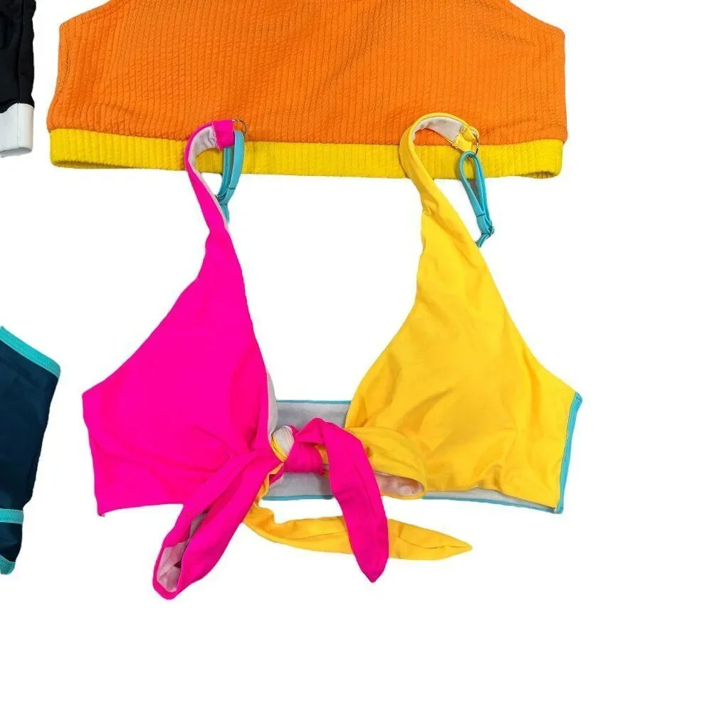 4x Bikini Top Women's Size‎ XL Summer Beach Colorful